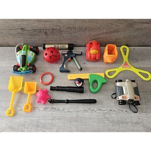 Vtg Kids Binoculars Toy Science Outdoor Toys Travel Lot 1990s Telescope Beach +